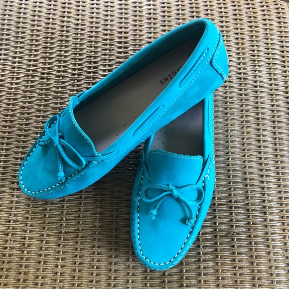 🦋 Earth Teal Suede Driving Moccasin 🦋 - Picture 2 of 11